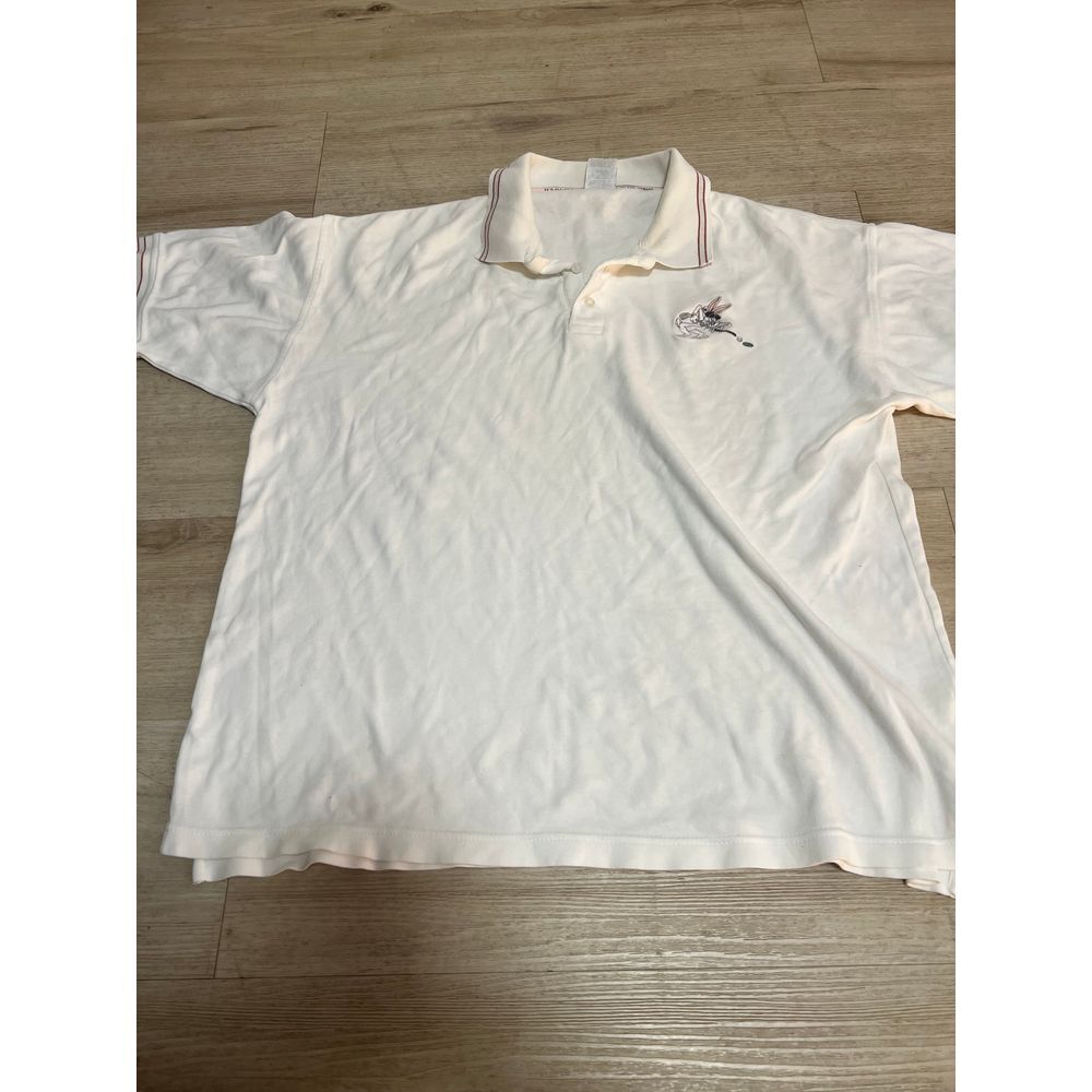 Bugs Bunny Warner Brothers Vtg Men's Golf‎ Polo Shirt Size Large Looney Tunes